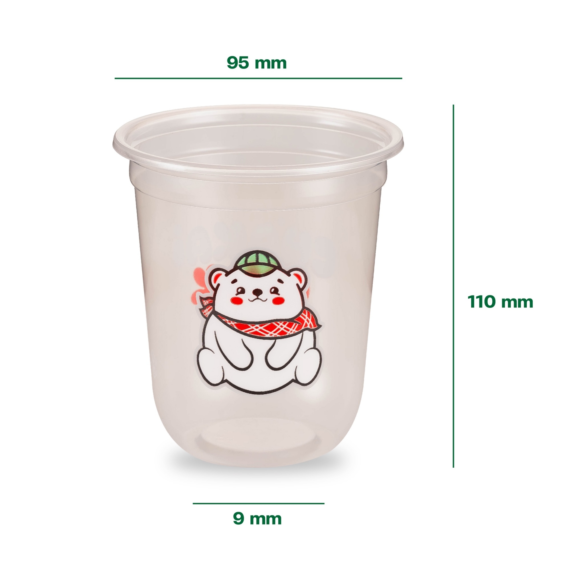 [CKM24] แก้วแคปซูล แก้วทรงU แก้วสกรีน พิมพ์ลาย ชาไข่มุก แก้ว16ออนซ์ แก้วพลาสติกสกรีนลาย แก้วPP ปาก95 บรรจุ 50ใบ/แถว