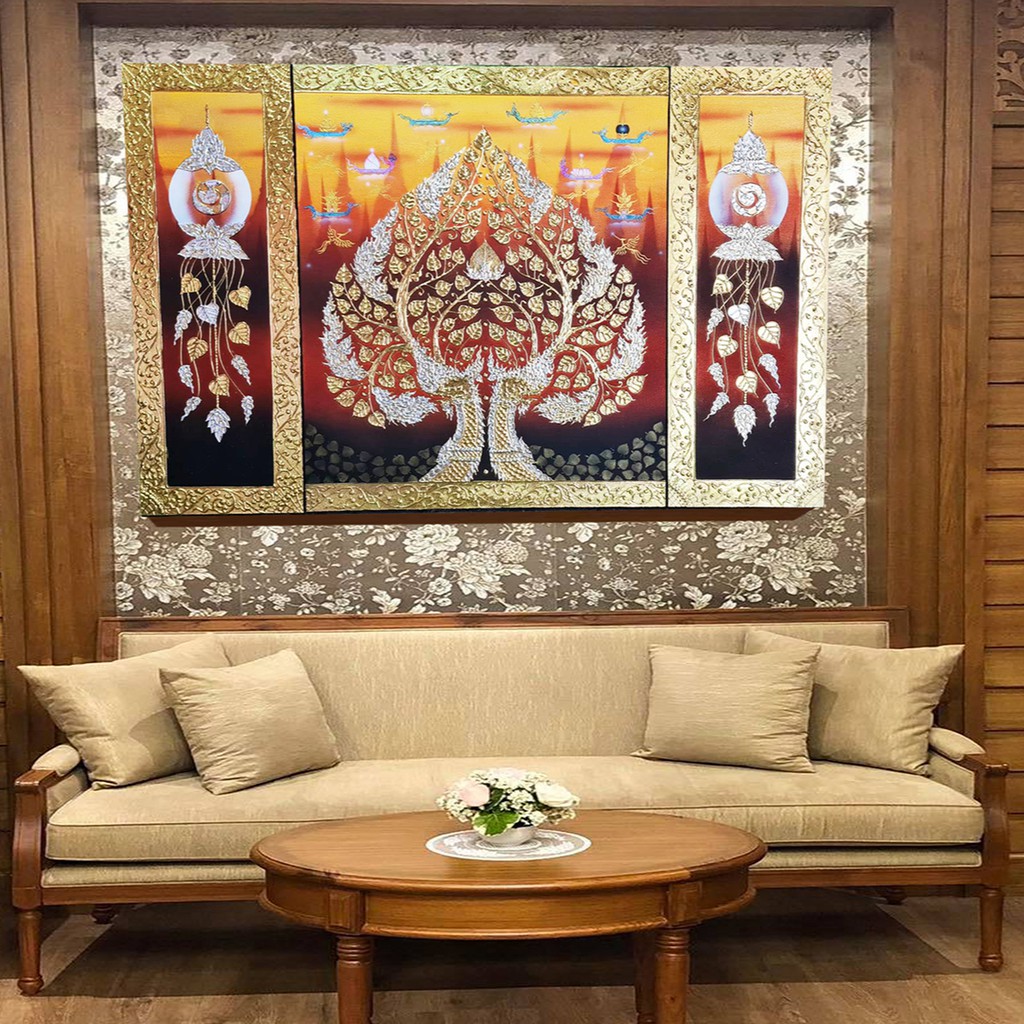 ภาพวาดต้นโพธิ์ A0213