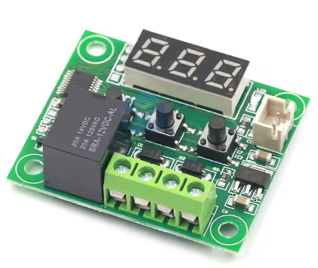 XH-W1209 temperature controller 12V high precision digital display temperature controller module temperature controller cooling heating red color