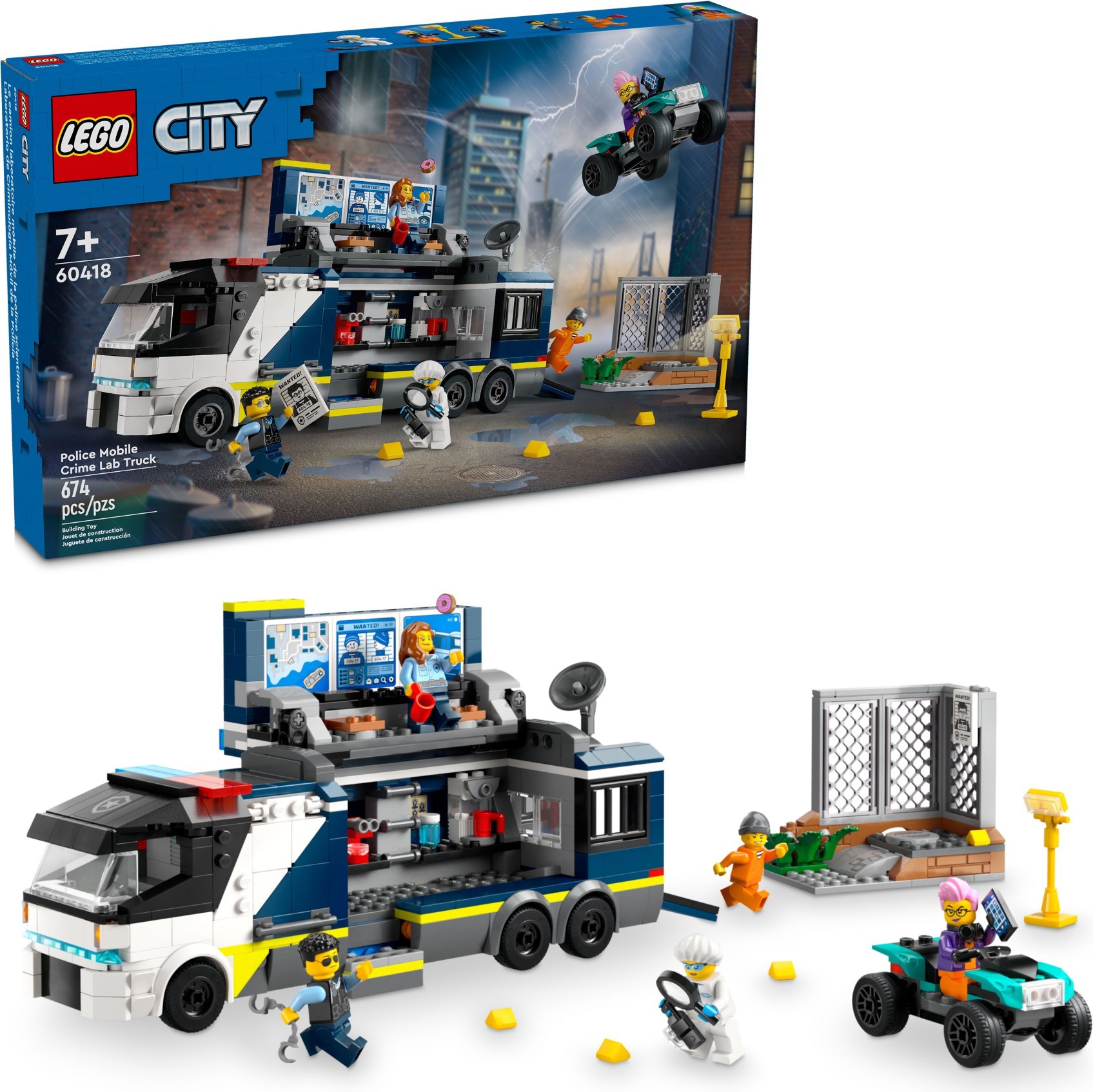 LEGO City เลโก้ 60418 Police Mobile Crime Lab Truck