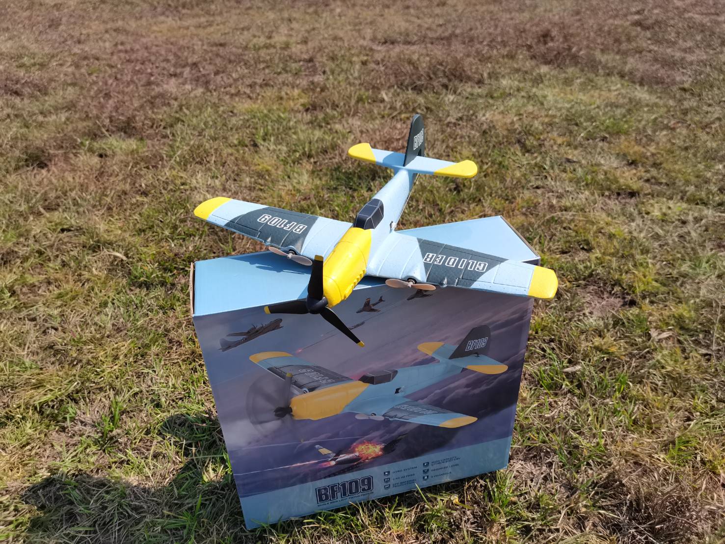 เครื่องบินบังคับวิทยุ BF109 N61 2.4GHZ 3CH RC ชุดพร้อมบิน