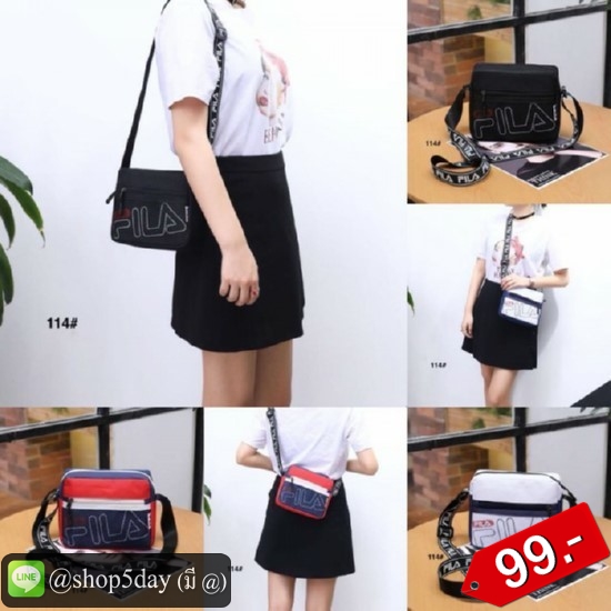 🔥กระเป๋าแฟชั่น สะพายข้าง Fila ฟิล่า No.flla 99-B