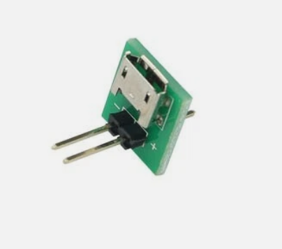 micro USB to Male 2.54mm double Pin Header converter module for power supply