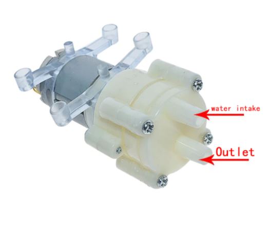 ปั๊มน้ำแบบไดอะแฟรม 365 DC 6-12V Aquarium Diaphragm Water Pump Mini Electric Pumping Machine