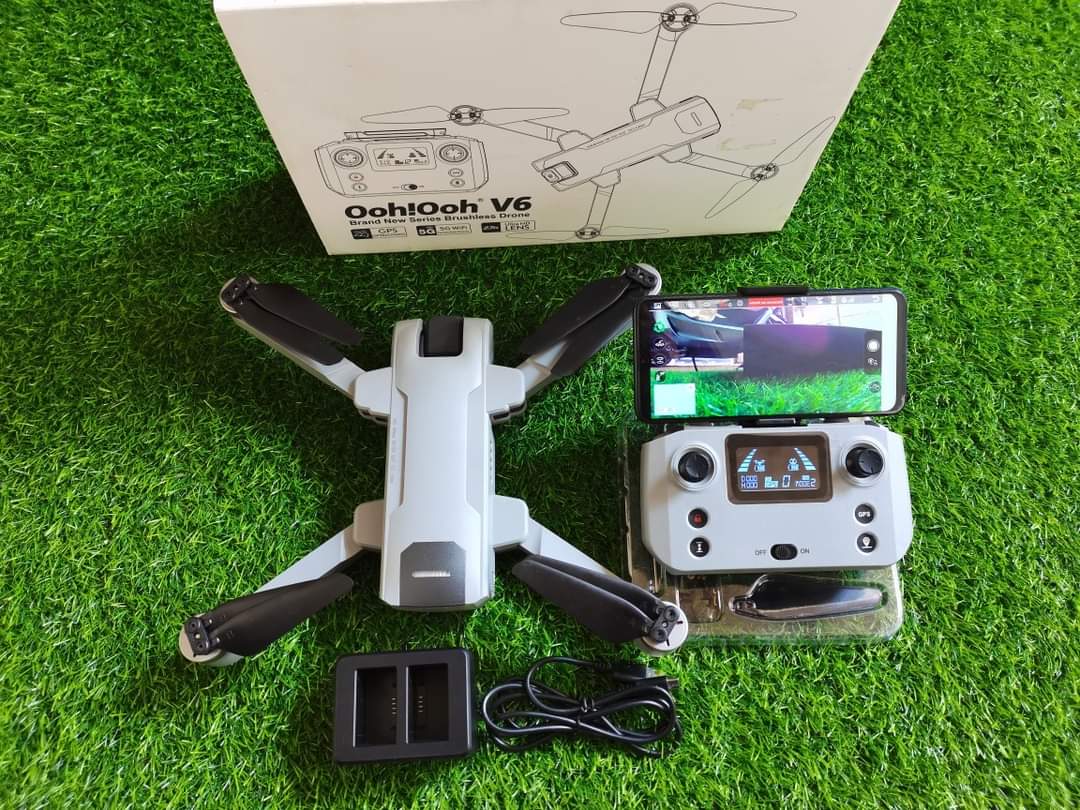 MJX Ooh Ooh V6 GPS 2.7K 5G WIFI กล้อง 2.7 Kเวลาบิน 25นาที ระบบอัลตราโซนิก ระบบมอเตอร์ Brushless ระบบล็อคความสูงและบินกลับอัตโนมัติชุดพร้อมเล่น
