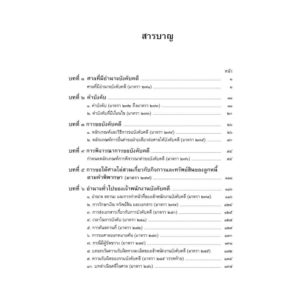 คู่มือการปฏิบัติงานบังคับคดี โดย : สมศักดิ์ เอี่ยมพลับใหญ่ ปีที่พิมพ์ : พฤษภาคม 2567 (ครั้งที่ 2)
