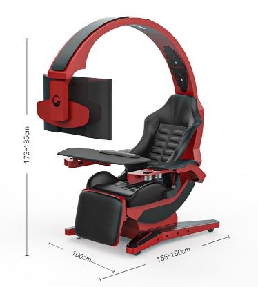เก้าอี้เกมมิ่ง T7 Ingrima Coding Pod, Gaming Space Pod, Gaming Cockpit, Computer Cockpit