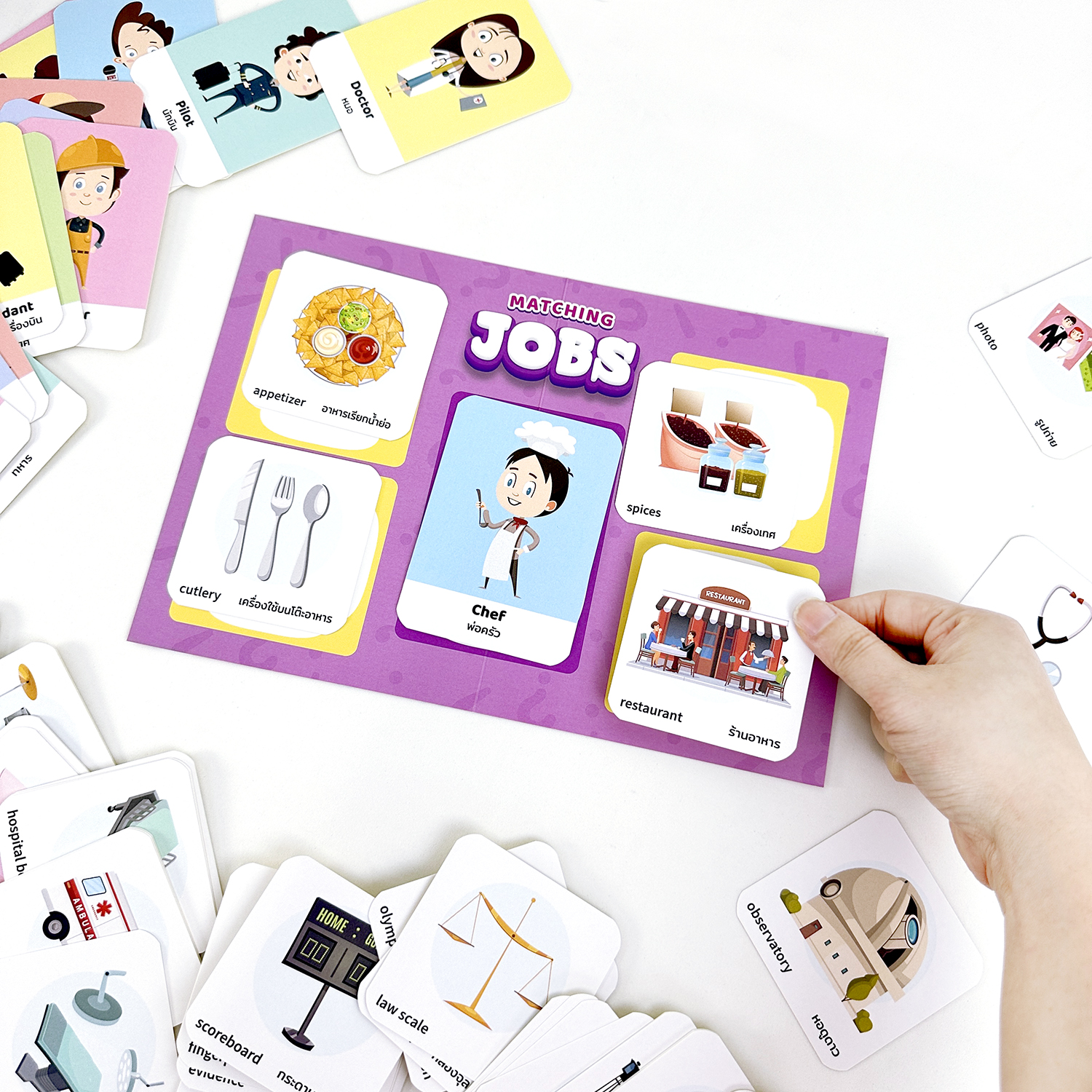 เกมจับคู่อาชีพ (Matching jobs)