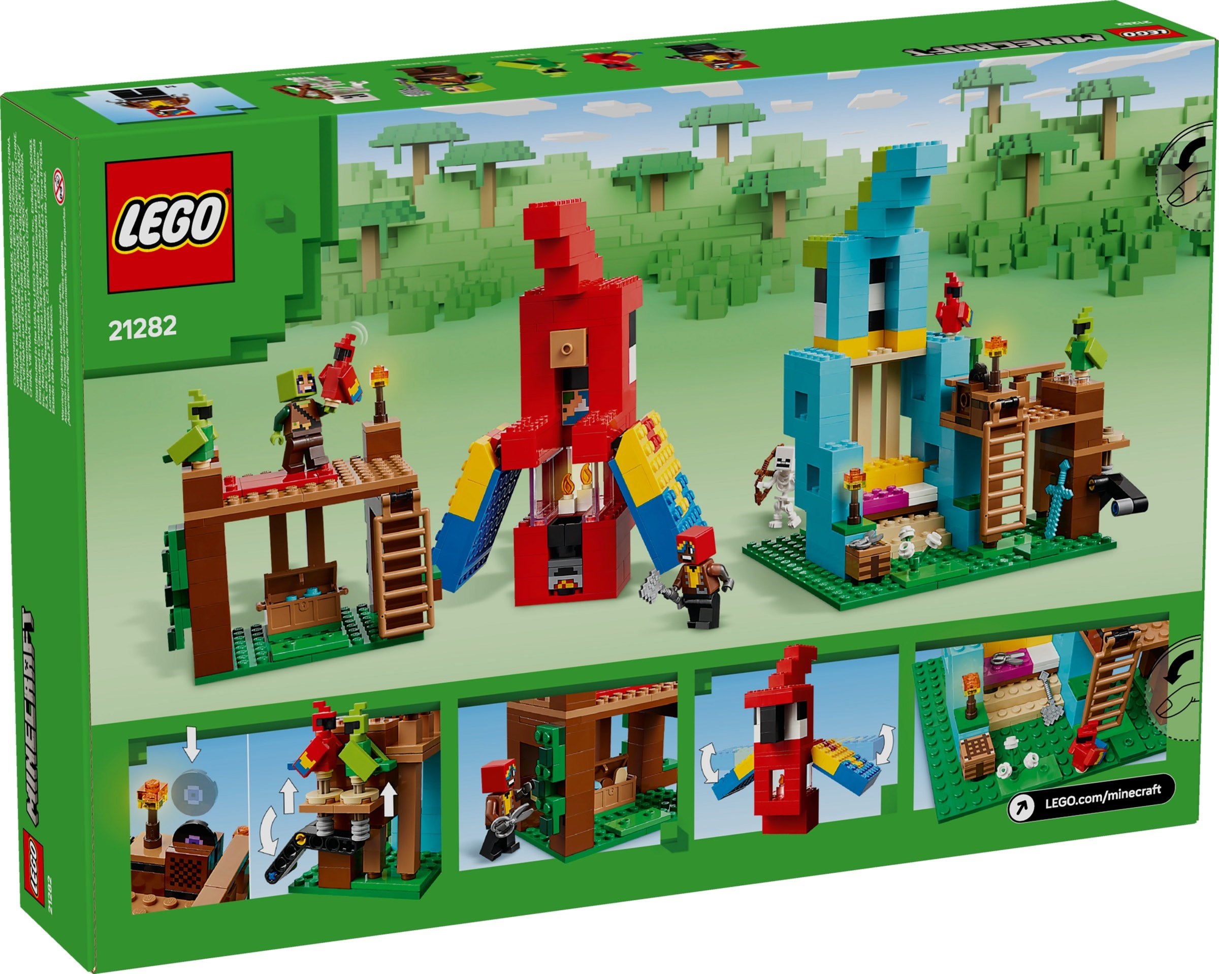 LEGO Minecraft เลโก้ 21282 The Parrot Houses