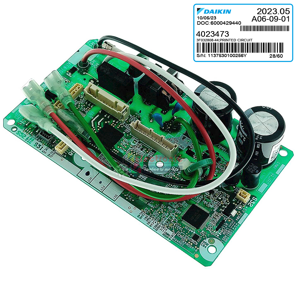 แผงบอร์ดแอร์คอยเย็นDAIKIN-ไดกิ้น รุ่น FTKC12TV2S-อะไหล่ใหม่แท้บริษัท #อะไหล่แอร์DAIKIN