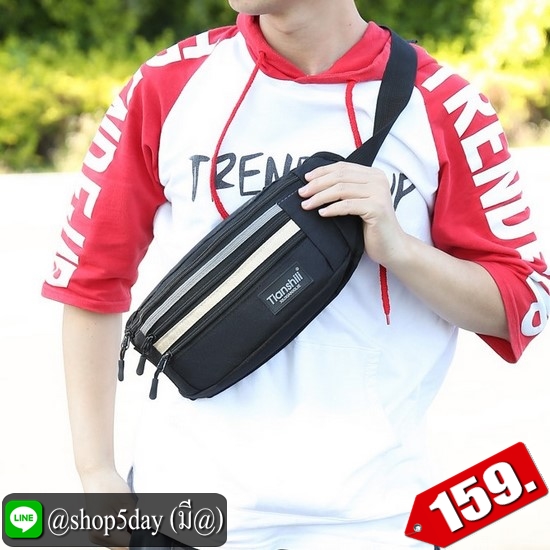 ✔️งานป้าย กระเป๋าคาดอก-เอว New Tianshill