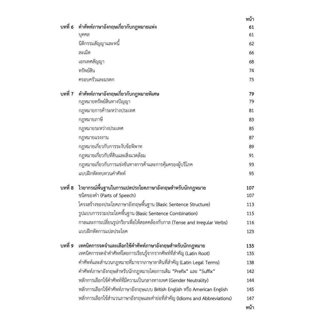 ภาษาอังกฤษสำหรับนักกฎหมาย:1000คำศัพท์ที่ต้องรู้ English for Lawyers (ผศ.ดร.นิสิต อินทมาโน)พิมพ์ ธันวาคม2565 (ครั้งที่ 3)