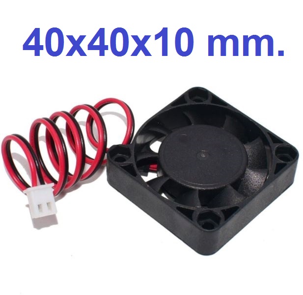 พัดลมระบายอากาศ 40x40x10mm 4010 fans 12v Volt Brushless DC Fans for heatsink cooler cooling radiator for 3d printer parts Cooling Fan