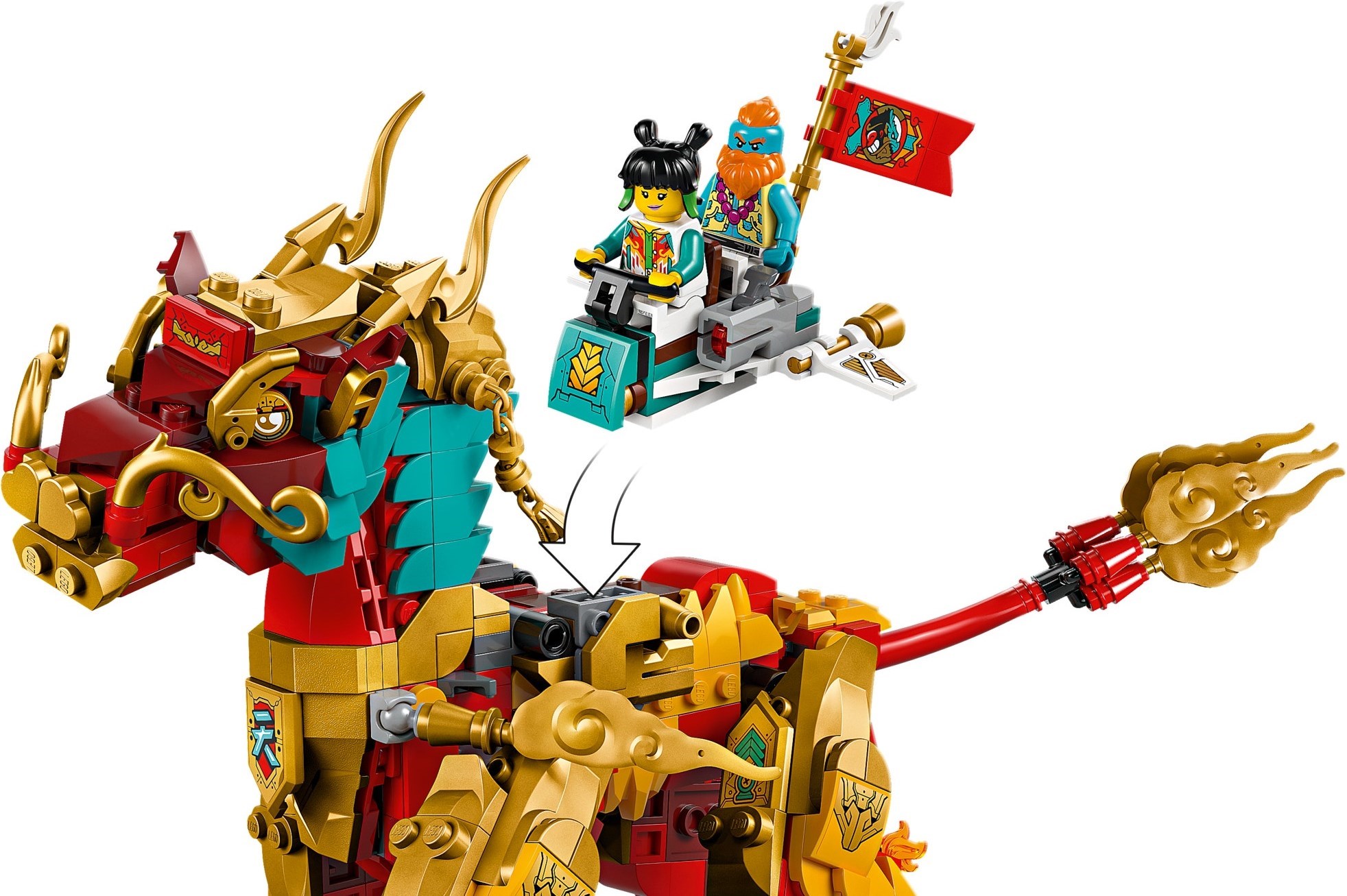 LEGO Monkie Kid เลโก้ 80066 Mythical Creature Qilin