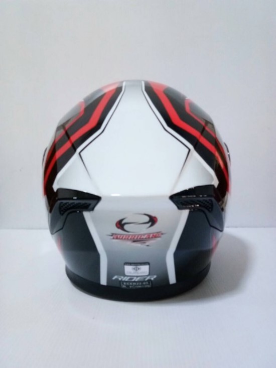 Rider หมวกกันน็อค รุ่น Hurricane แว่น 2 ชั้น นวมถายในถอดซักได้