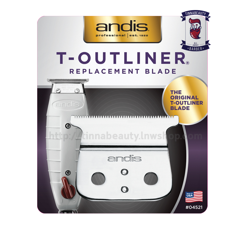 ชุดใบมีดAndis T-Outliner Replacement Blade
