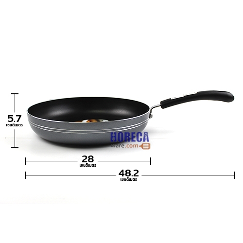 กระทะด้ามเทปล่อน 28 ซม. ตราเอ็มเวลล์