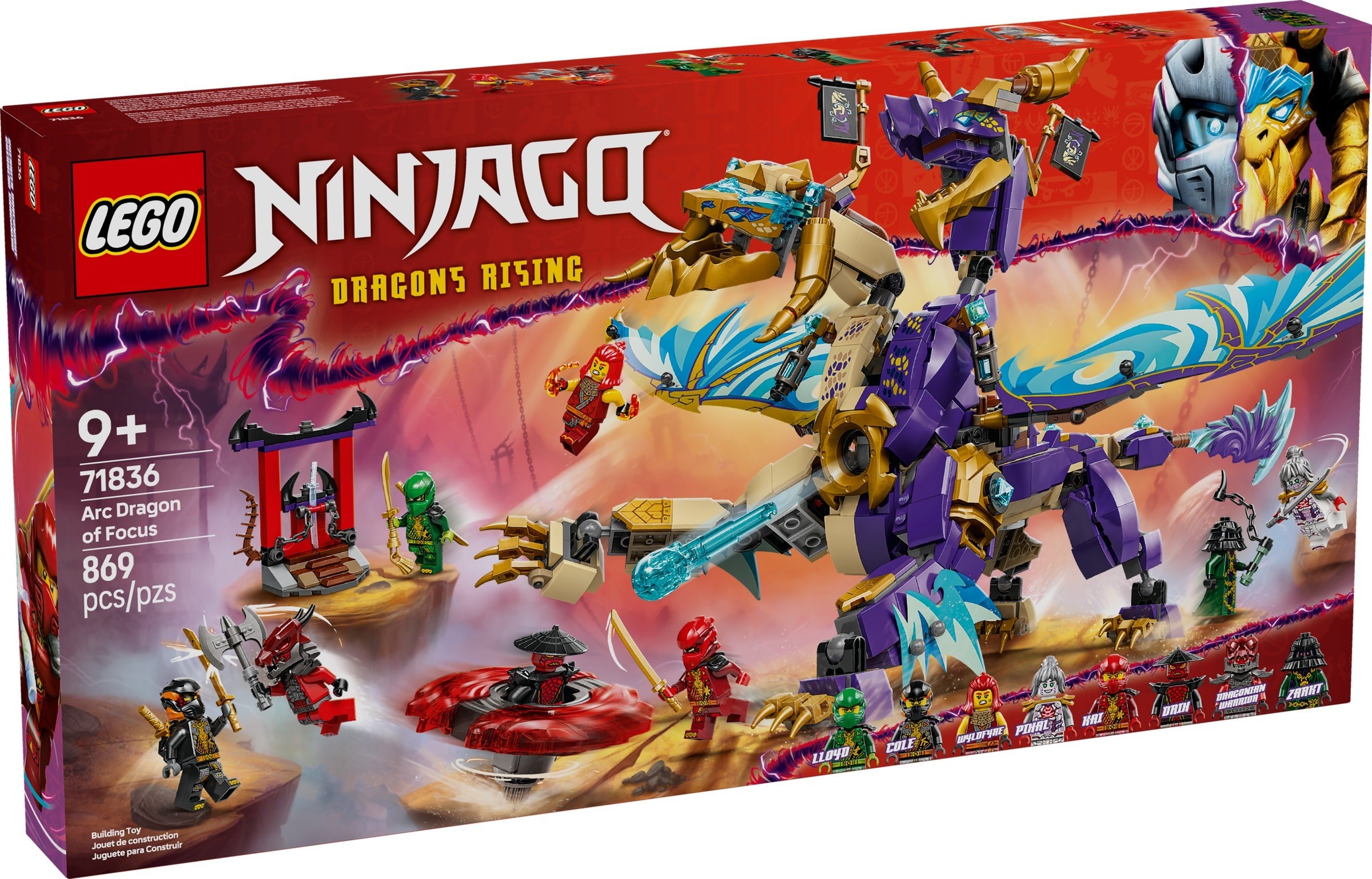 LEGO Ninjago เลโก้ 71836 Arc Dragon of Focus
