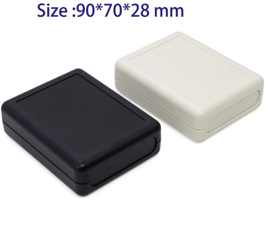 กล่องพลาสติก 90*70*28 mm. สีขาว white color 90x70x28 mm. abs plastic enclosure for small device box enclosure plastic GPS junction box