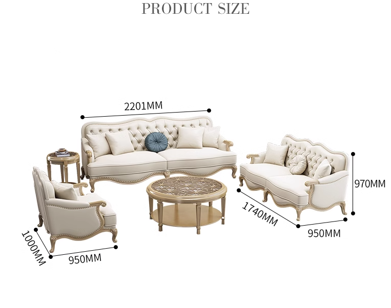 โซฟาหลุยส์ โซฟาหรู ชุดโซฟาหลุยส์ รุ่น Fiona