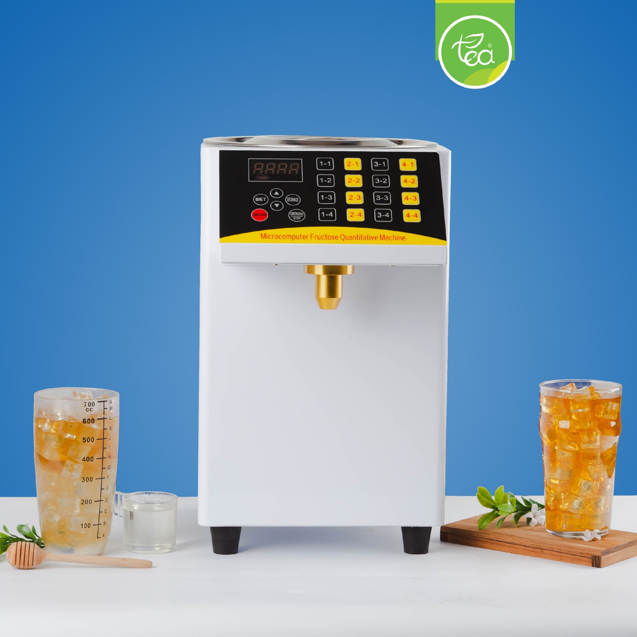 เครื่องตวงน้ำเชื่อม จ่ายน้ำเชื่อม ตวงไซรัป Syrup Dispenser ความจุ 8 ลิตร TEA-KSeries