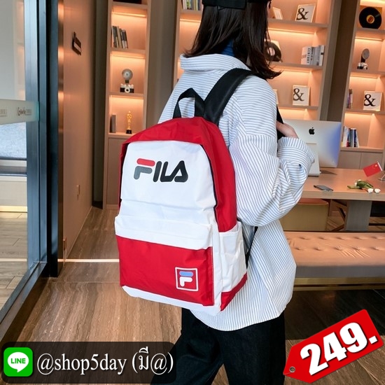 ♨️ Fila กระเป๋าเป้สะพายหลัง สำหรับวัยทีน ⚡️