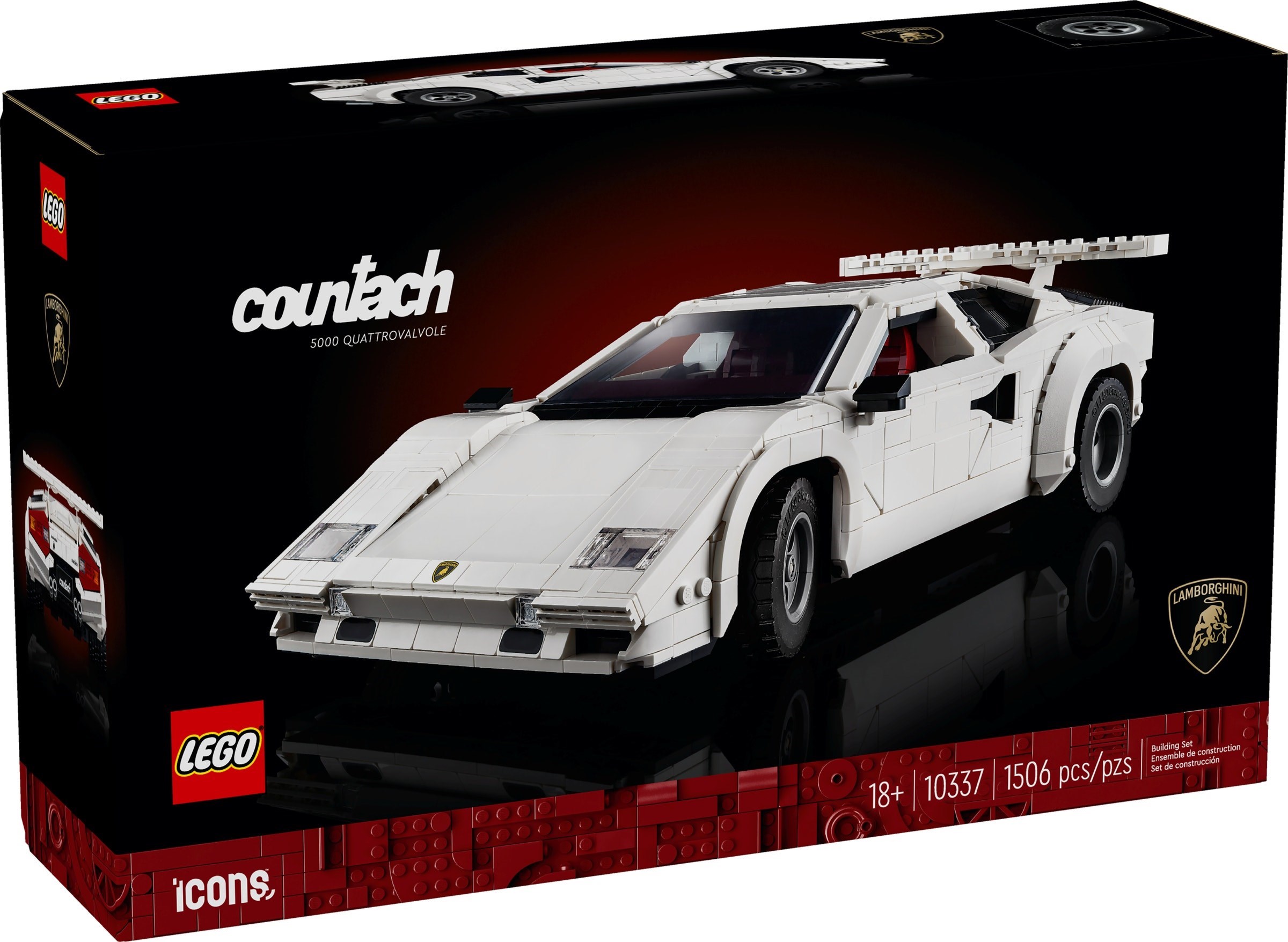LEGO เลโก้ 10337 Lamborghini Countach 5000 Quattrovalvole
