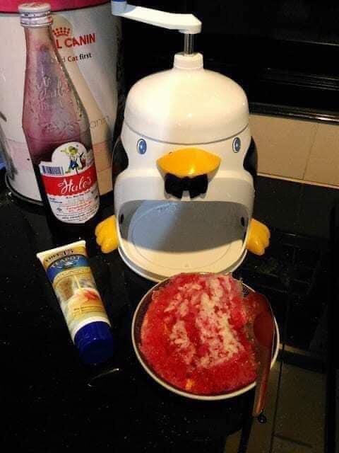 เครื่องทำน้ำแข็งใสลายเพนกวิน