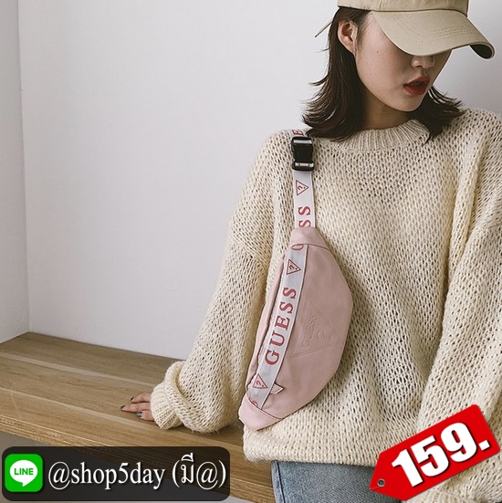 🤟 กระเป๋าหนัง PU คาดอก-คาดเอว 🥰 GUESS