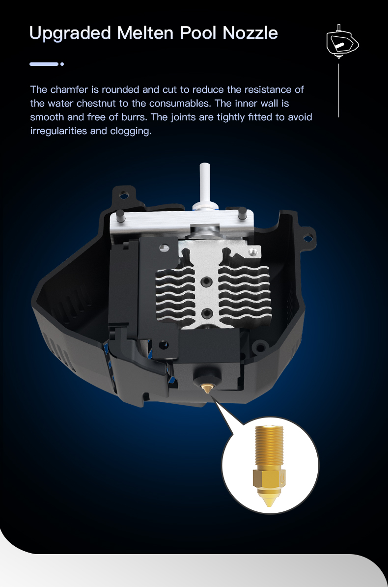 Crealit Part CR-10 Smart Full Hot End อะไหล่ ชุดหัวพิมพ์ เครื่องพิมพ์ 3D Printer Part HotEnd