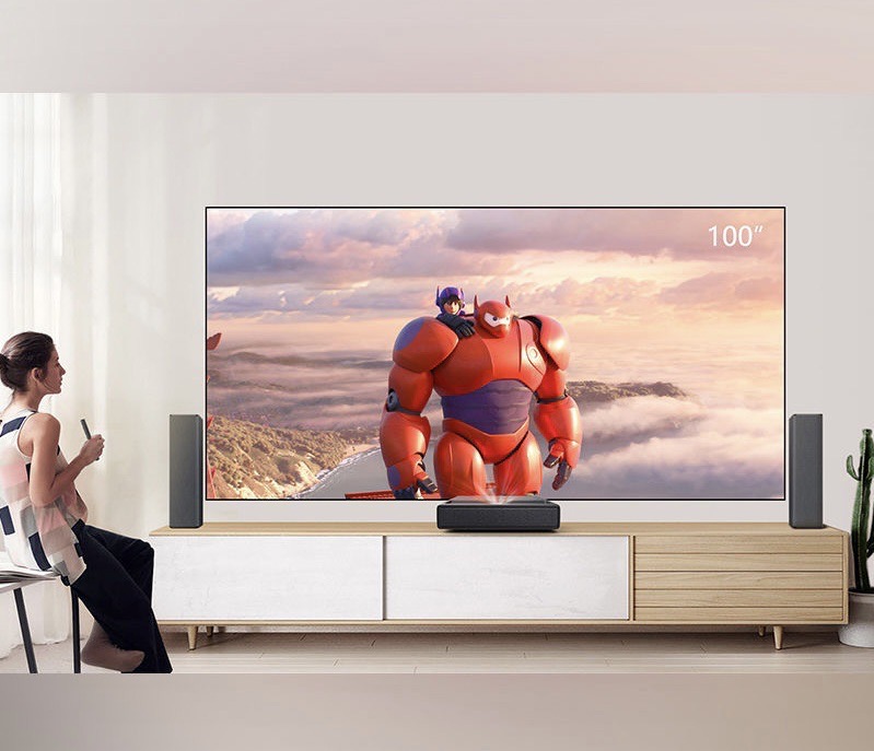 จอทีวีสมาร์ททีวีจอแบน 70/80/100/120/130 นิ้ว Ultra High Definition LCDสมาร์ททีวีจอแบน