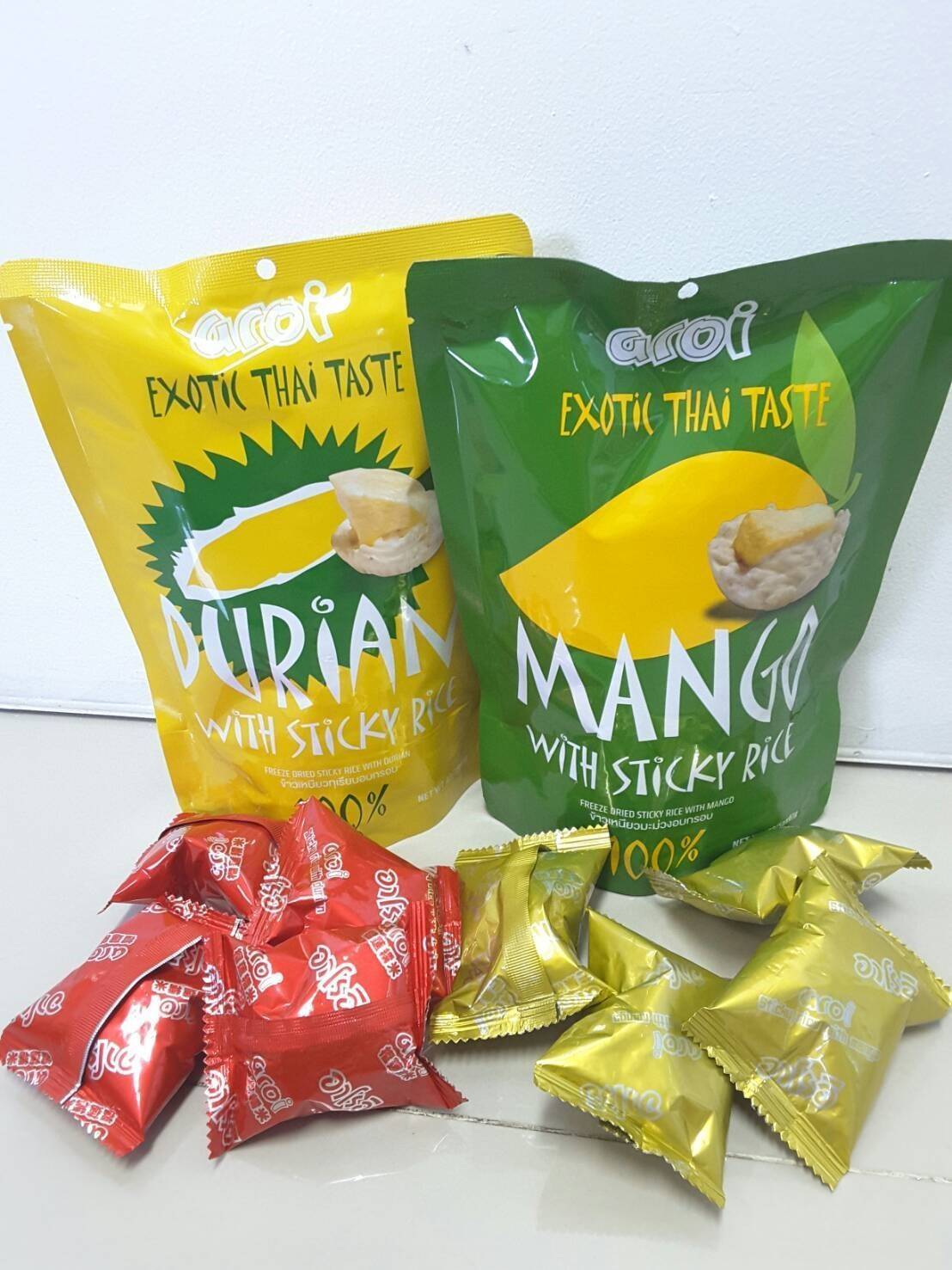 ข้าวเหนียว มะม่วง /ข้าวเหนียวทุเรียน อบแห้ง