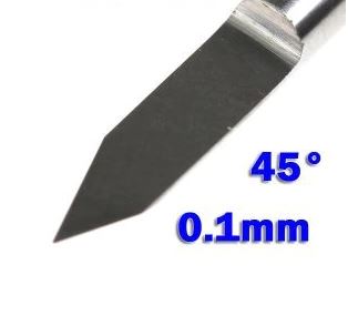 ดอกกัด Carbide PCB Board 45 Degree 0.1mm Engraving Bits CNC Router Tool V-shape Diameter 3.175mm