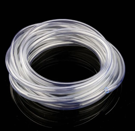 สายยางอ่อนใส 6x8 mm. thickness 1.2 mm. แบ่งขายเป็นเมตร รอบนอก 8 mm. รูใน 6 mm. หนา 1.2 mm. water pipe transparent non-toxic tube PVC Hoses