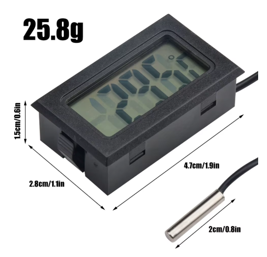 เครื่องวัดอุณหภูมิ (แถมถ่าน 2 ก้อน) T110 FY-10 Digital Thermometer Temperature เทอร์โมมิเตอร์