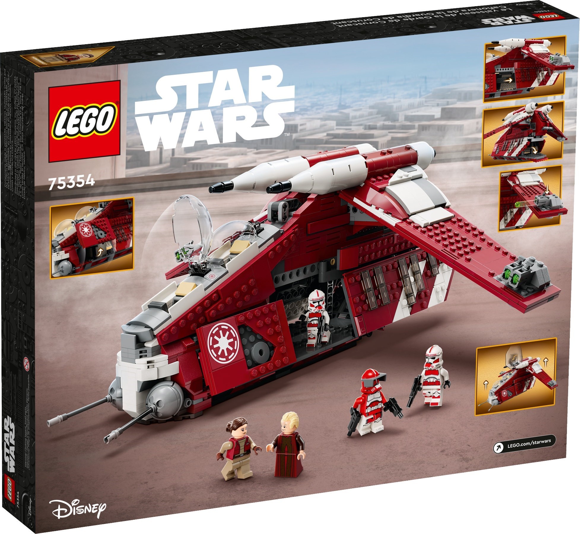 LEGO Star Wars เลโก้ 75354 Coruscant Guard Gunship