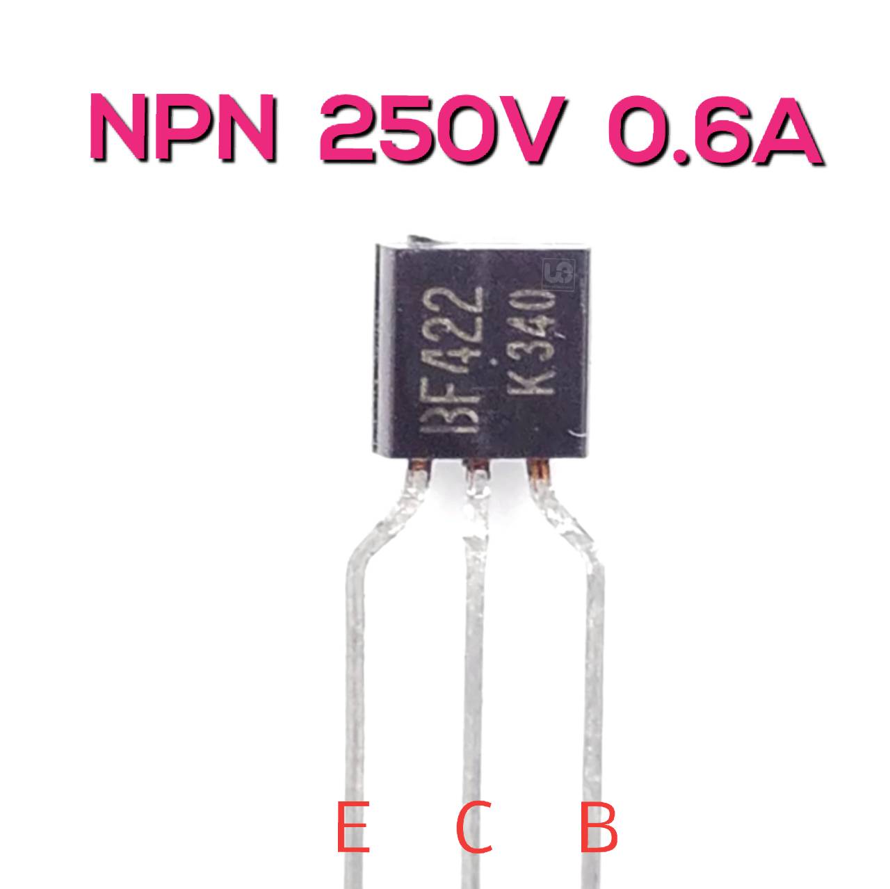 ทรานซิสเตอร์ NPN BF422 250V 0.5A High Voltage Transistor