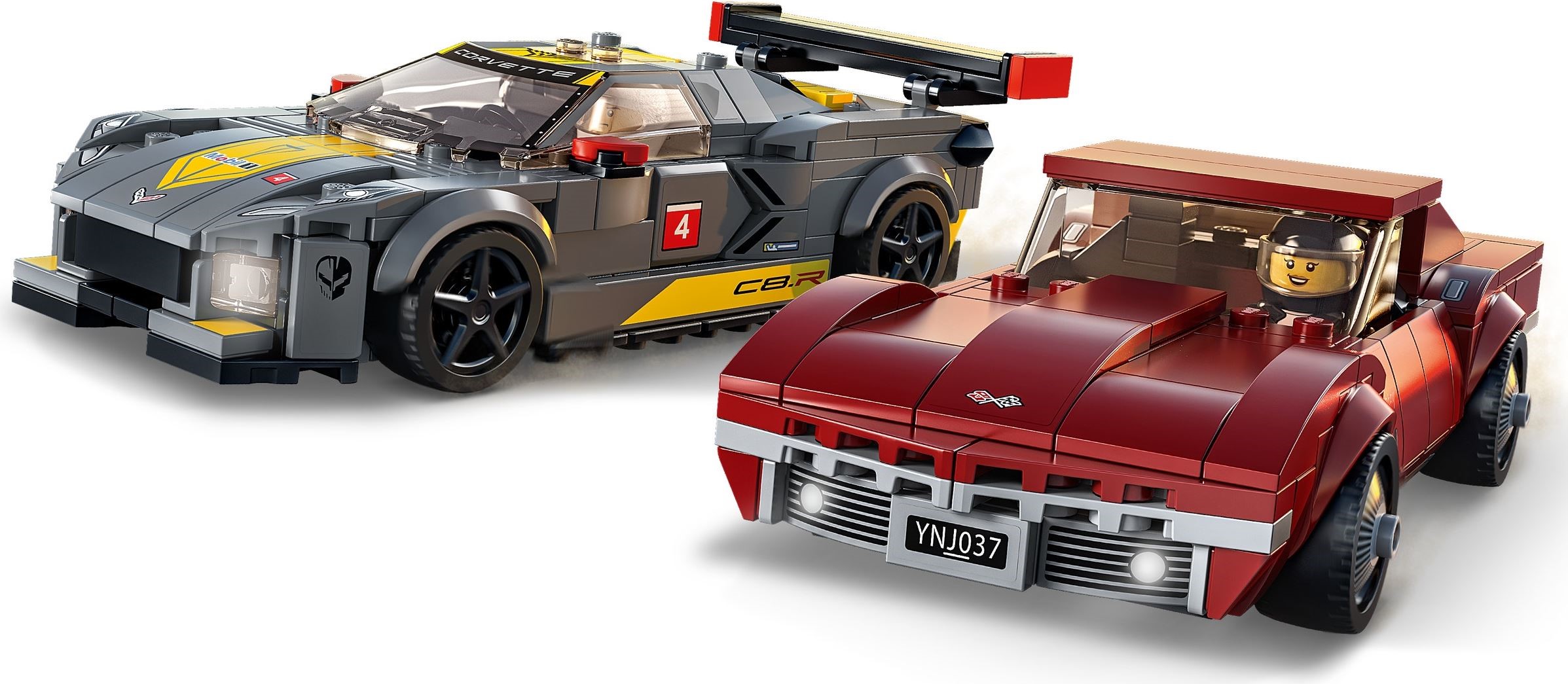 LEGO เลโก้ 76903 Speed Champion - Chevrolet Corvette C8.R Race Car and 1968 Chevrolet Corvette