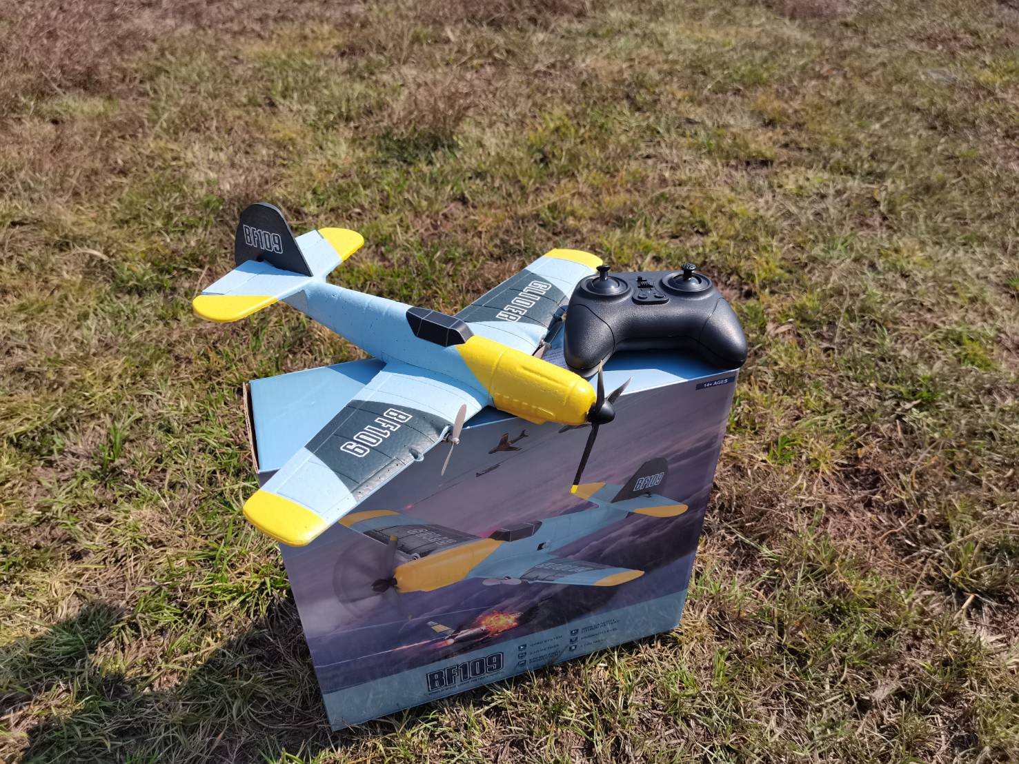 เครื่องบินบังคับวิทยุ BF109 N61 2.4GHZ 3CH RC ชุดพร้อมบิน