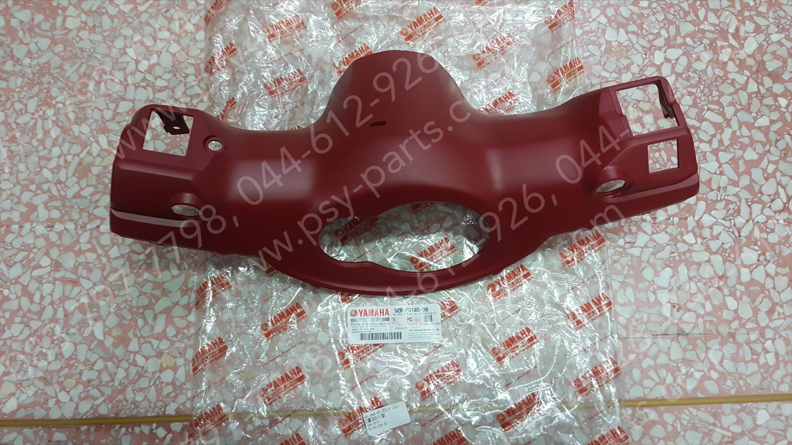 ฝาครอบแฮนด์-หลัง FIORE แท้ๆ สีแดง 52B-F6145-30