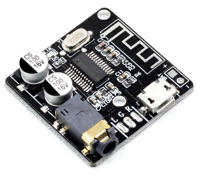 บลูทูธ VHM-314 Bluetooth 5.0 Audio Receiver Module MP3 Lossless Decoder Board 3.7-5V Wireless Stereo Music Decoding Amplifier Board