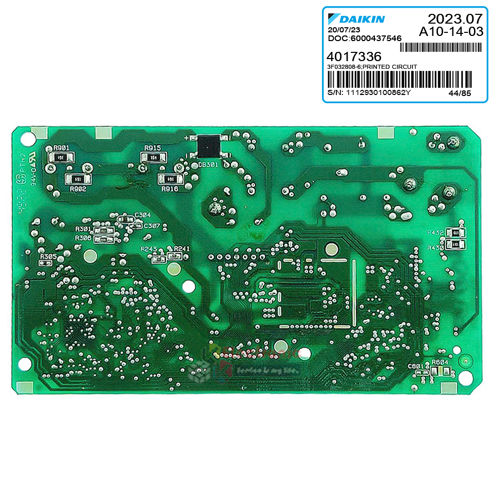แผงบอร์ดแอร์คอยเย็นDAIKIN-ไดกิ้น รุ่น FTKC12QV2S/FTKC12RV2S-อะไหล่ใหม่แท้บริษัท #อะไหล่แอร์DAIKIN