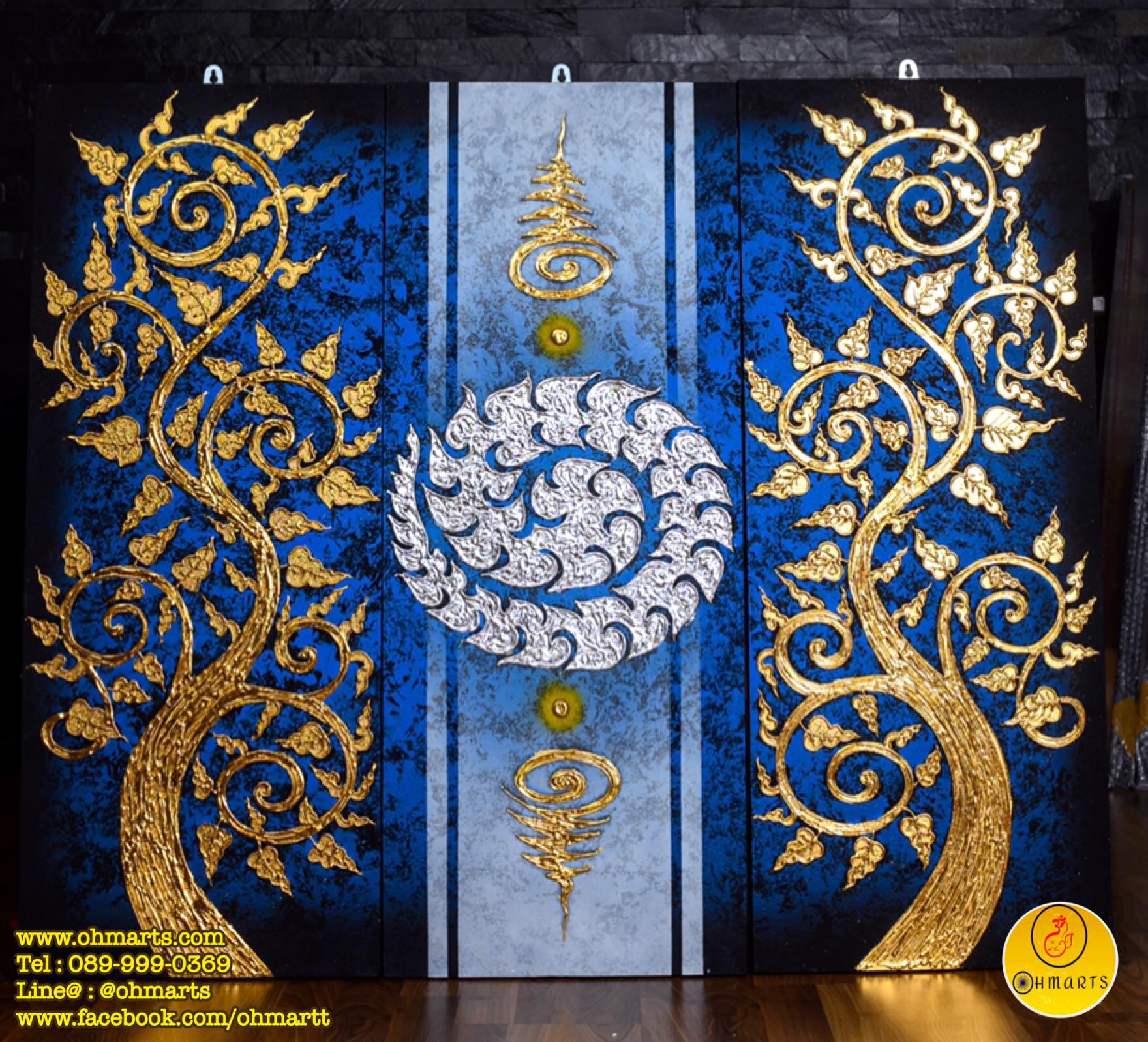 ภาพวาดต้นโพธิ์ A0244