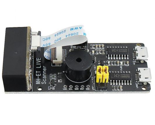 Barcode and QR code Scanner Module V3.0 1D/2D Codes Reader Two-Dimensional Scanning Engine Barcode Scan Recognition Module MH-ET LIVE โมดูลสแกนบาร์โค้ด