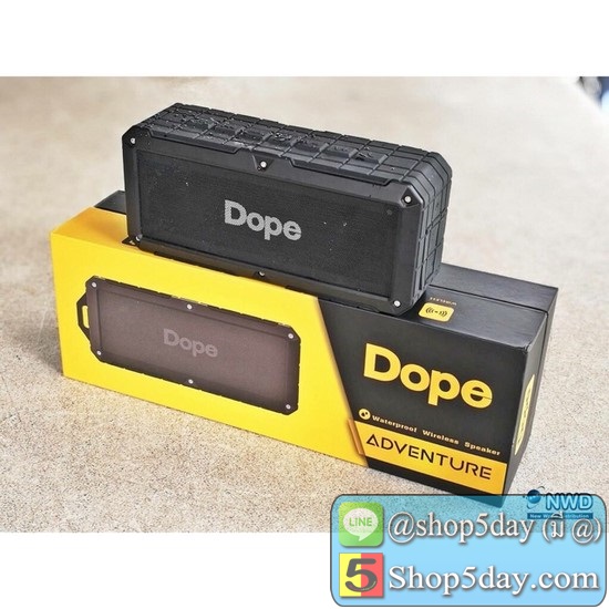 Dope Adventure Bluetooth Speaker ลำโพงบลูทูธ ลำโพงไร้สาย กันน้ำ Waterproof