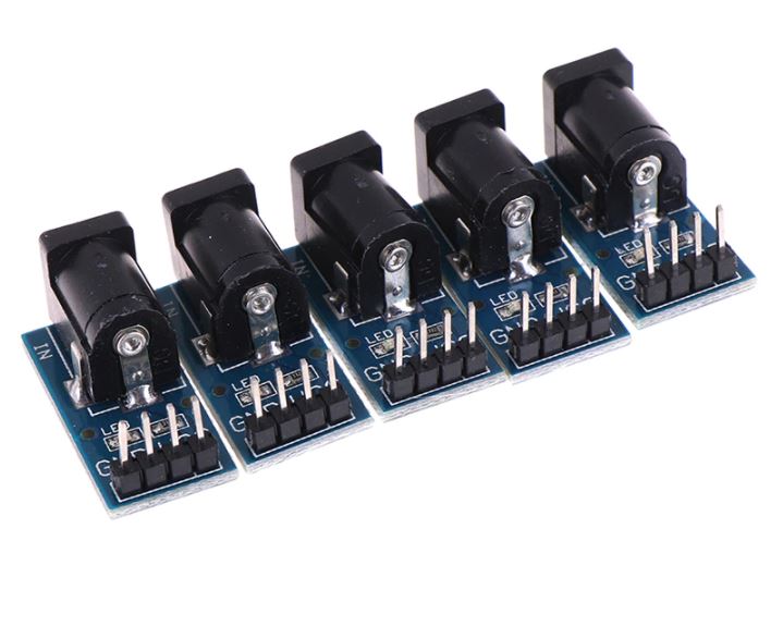 DC power module 5.5x2.1mm adapter board 5.5*2.1mm DC Jack Socket Plug Power Supply Module Plate Board Connector For Arduino