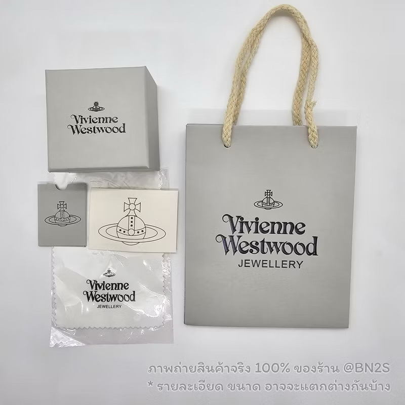 กล่องกระดาษ Vivienne Westwood พร้อมถุง อุปกรณ์ครบชุด