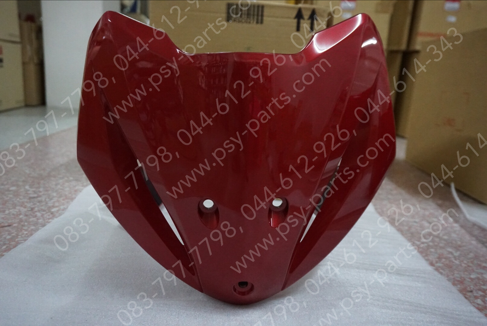 บังลม WAVE 110-I ใหม่ แท้ๆ สีแดง-372 64500-KWW-640ZT Honda