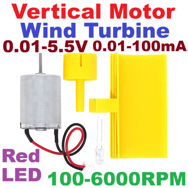 กังหันลม Vertical Axis Wind Turbine Generator Wind Turbine Model 100-6000RPM ปั่นไฟ