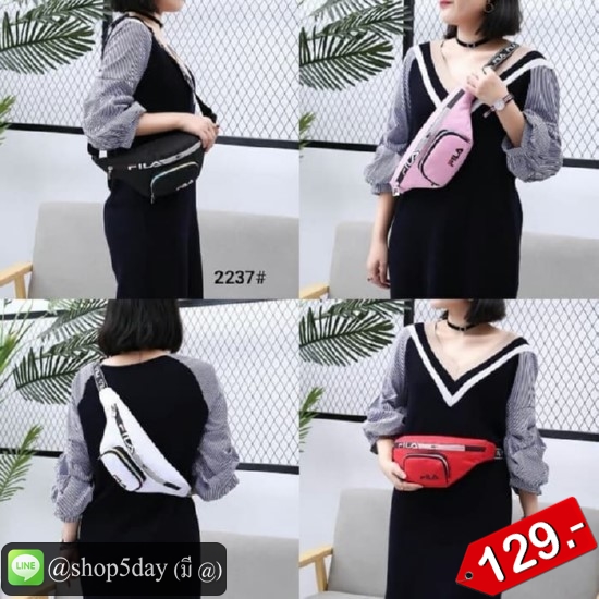 🔥กระเป๋าแฟชั่น คาดอก Fila ฟิล่า No.flla 129-E